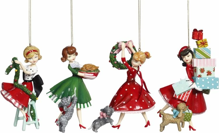 Buy π The π Christmas Palace MARK ROBERTS 6" DINNER GIRL ORNAMENT ASSORTED SET OF 4 π Christmas Ornaments π€© 1 The Christmas Palace MARK ROBERTS 6" DINNER GIRL ORNAMENT ASSORTED SET OF 4 Christmas Ornaments