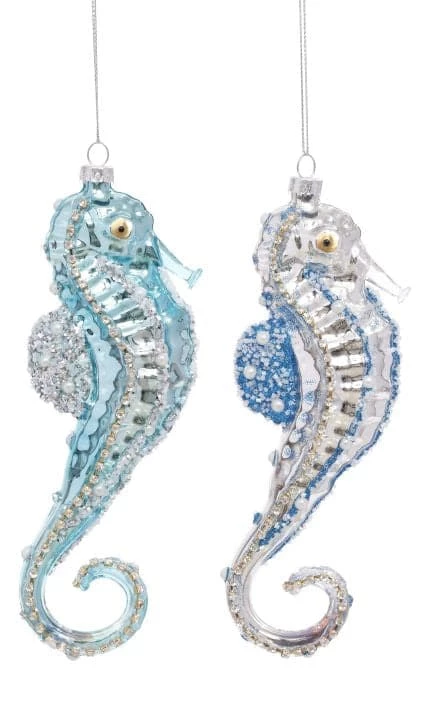 Flash Sale π The π Christmas Palace π Christmas Ornaments MARK ROBERTS 6.5" SPARKLING SEAHORSE ORNAMENT ASSORTED SET OF 6 π€© 1 The Christmas Palace Christmas Ornaments MARK ROBERTS 6.5" SPARKLING SEAHORSE ORNAMENT ASSORTED SET OF 6