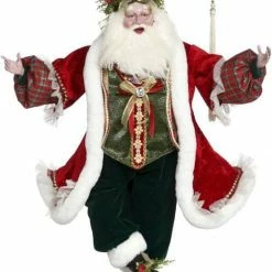 The Christmas Palace MARK ROBERTS 37" NAUGHTY OR NICE SANTA Santas