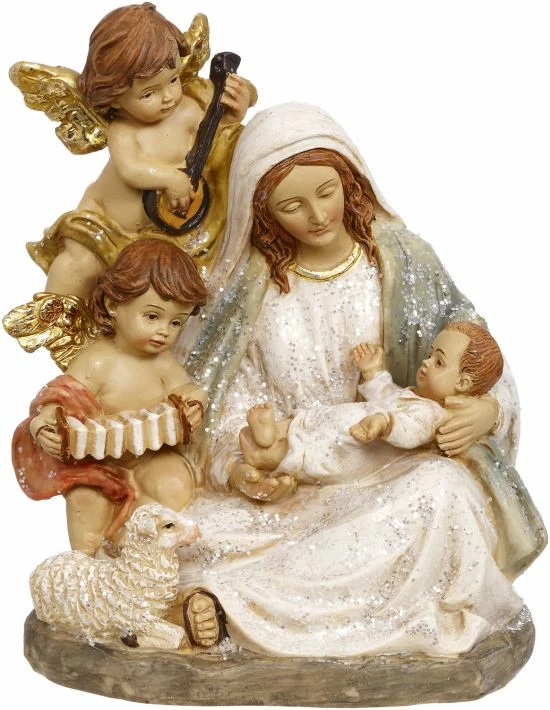 Promo π₯° The π Christmas Palace Nativity & Stables MARK ROBERTS 5" HOLY FAMILY WITH ANGELS 𧨠1 The Christmas Palace Nativity & Stables MARK ROBERTS 5" HOLY FAMILY WITH ANGELS