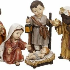 The Christmas Palace Nativity & Stables MARK ROBERTS 10" CHILDRENS NATIVITY SET OF 7