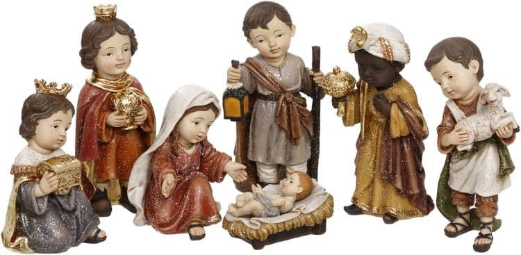 Hot Sale 𧨠The β Christmas Palace Nativity & Stables MARK ROBERTS 10" CHILDRENS NATIVITY SET OF 7 β¨ 1 The Christmas Palace Nativity & Stables MARK ROBERTS 10" CHILDRENS NATIVITY SET OF 7