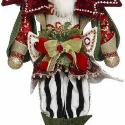 The Christmas Palace Nutcrackers MARK ROBERTS 33.5" RASPBERRY & CREAM NUTCRACKER