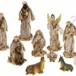 The Christmas Palace MARK ROBERTS CLASSIC NATIVITY SET OF 10 Nativity & Stables