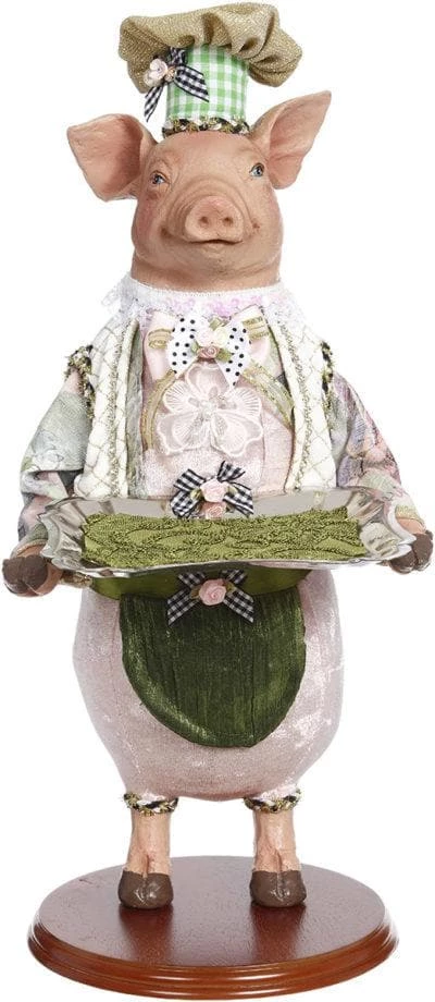 Top 10 π The π Christmas Palace MARK ROBERTS 19" SERVER PIG WITH SMALL PLATTER π 1 The Christmas Palace MARK ROBERTS 19" SERVER PIG WITH SMALL PLATTER