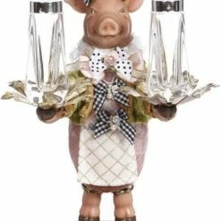 The Christmas Palace Easter MARK ROBERTS 12.5" SALT AND PEPPER PIG