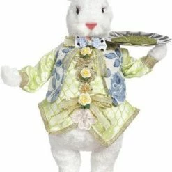 The Christmas Palace MARK ROBERTS 19" RABBIT WITH PLATTER Easter
