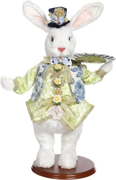 New 🔥 The 🎄 Christmas Palace MARK ROBERTS 19" RABBIT WITH PLATTER Easter 🛒 1 The Christmas Palace MARK ROBERTS 19" RABBIT WITH PLATTER Easter