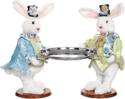 Buy π The π Christmas Palace Easter MARK ROBERTS 19.5" TWO RABBITS WITH TRAY π₯ 1 The Christmas Palace Easter MARK ROBERTS 19.5" TWO RABBITS WITH TRAY