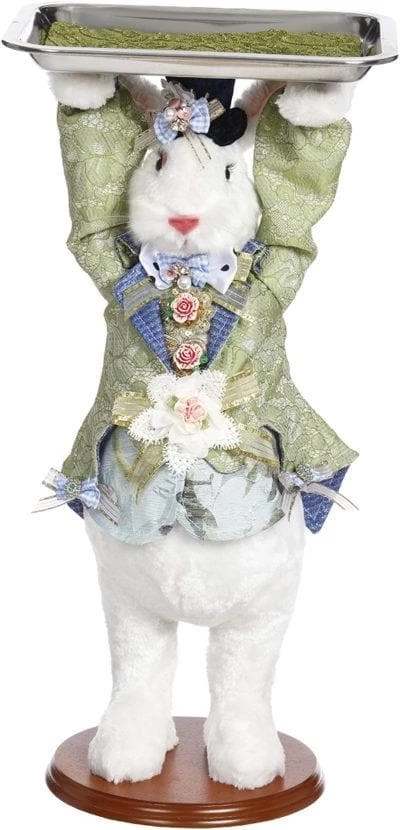 Brand new 𧨠The π Christmas Palace Easter MARK ROBERTS 20" RABBIT TOP OF HEAD SERVER βοΈ 1 The Christmas Palace Easter MARK ROBERTS 20" RABBIT TOP OF HEAD SERVER