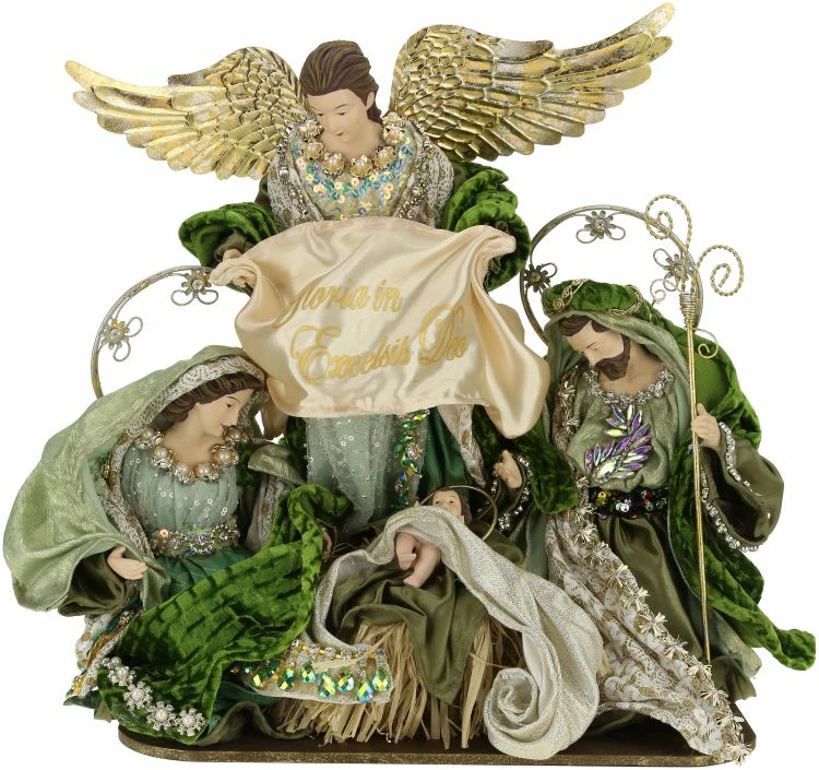 New π The π Christmas Palace Nativity & Stables MARK ROBERTS 16" HOLY FAMILY WITH ANGEL π 2 The Christmas Palace Nativity & Stables MARK ROBERTS 16" HOLY FAMILY WITH ANGEL