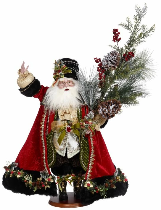 Budget π The π Christmas Palace Santas MARK ROBERTS 33" SANTA WITH TREE β€οΈ 1 The Christmas Palace Santas MARK ROBERTS 33" SANTA WITH TREE