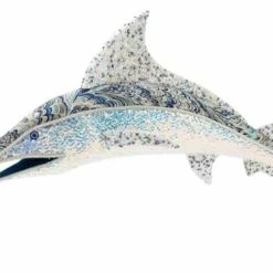 The Christmas Palace MARK ROBERTS 34" X 14" WHITEFISH HANGING ORNAMENT