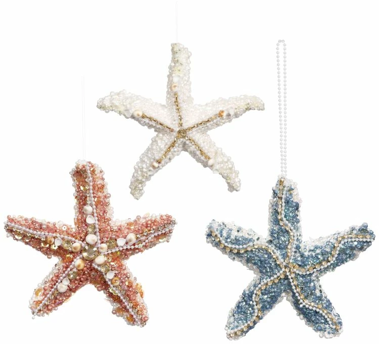 Flash Sale π The π Christmas Palace MARK ROBERTS 3-7" STARFISH ORNAMENTS ASSORTED SET OF 3 π Christmas Ornaments 𧨠1 The Christmas Palace MARK ROBERTS 3-7" STARFISH ORNAMENTS ASSORTED SET OF 3 Christmas Ornaments