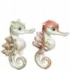 The Christmas Palace MARK ROBERTS 8" JEWELED SEAHORSE ORNAMENTS ASSORTED SET OF 2