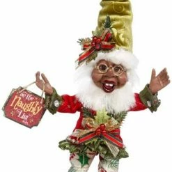 The Christmas Palace MARK ROBERTS 10.25" SMALL AFRICAN AMERICAN NAUGHTY ELF Elves