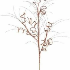 The Christmas Palace Pretty In Pink 32" PINK CURLY CHRISTMAS SPRAY SET OF 12