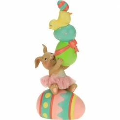 The Christmas Palace Easter MARK ROBERTS 9.5" RABBIT WITH EGGS