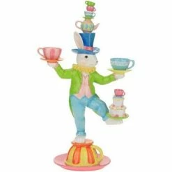 The Christmas Palace Easter 23" BALANCING ACT RABBIT