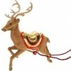 The Christmas Palace Deers, Bears & Swans MARK ROBERTS 28" CHECKERED DEER FLYING