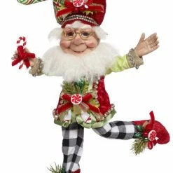 The Christmas Palace Elves MARK ROBERTS 10" SMALL CANDY DANDY ELF