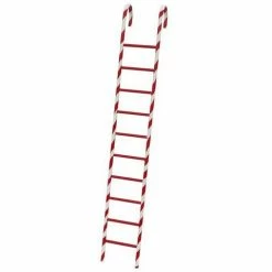 The Christmas Palace Sleighs & Ladders MARK ROBERTS 4 FT CANDY STRIPE LADDER