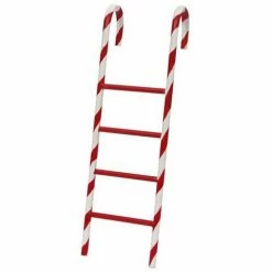 The Christmas Palace MARK ROBERTS 2 FT CANDY STRIPE LADDER