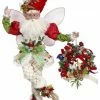 The Christmas Palace Skirts & Stockings MARK ROBERTS 19" CHRISTMAS WREATH FAIRY STOCKING HOLDER