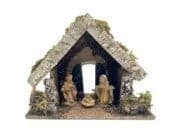 The Christmas Palace 14"X8"X10" ITALIAN STABLE Nativity & Stables