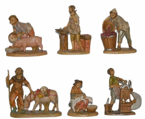 Buy π The π Christmas Palace Nativity & Stables 7" SHEPHERD FIGURINES ASSORTED SET OF 6 π 2 The Christmas Palace Nativity & Stables 7" SHEPHERD FIGURINES ASSORTED SET OF 6