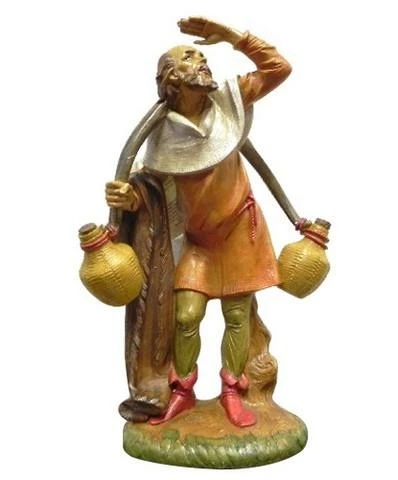 Best deal β The π Christmas Palace 12" OLD PEASANT WITH JUGS FIGURINE π 1 The Christmas Palace 12" OLD PEASANT WITH JUGS FIGURINE