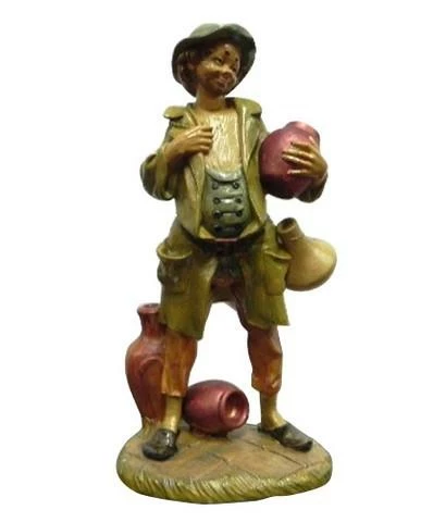 Best deal π The β Christmas Palace 12" PEASANT MAN WITH JUGS FIGURINE π 1 The Christmas Palace 12" PEASANT MAN WITH JUGS FIGURINE