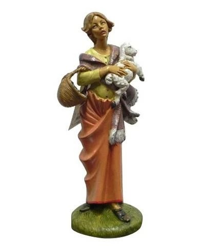 Outlet π― The π Christmas Palace Nativity & Stables 12" PEASANT π© WOMAN WITH SHEEP FIGURINE π 1 The Christmas Palace Nativity & Stables 12" PEASANT WOMAN WITH SHEEP FIGURINE