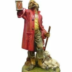 The Christmas Palace Nativity & Stables 12" PEASANT MAN WITH LANTERN FIGURINE