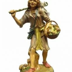The Christmas Palace Nativity & Stables 12" PEASANT MAN WITH STICK FIGURINE