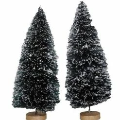 The Christmas Palace Department 56 8" PINE TREE SET OF 2