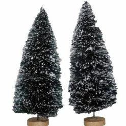 The Christmas Palace Department 56 8" PINE TREE SET OF 2