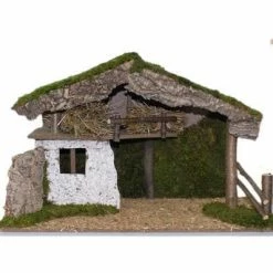 The Christmas Palace 31"X5"X19" ITALIAN STABLE