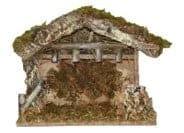 The Christmas Palace Nativity & Stables 10"X6"X9" ITALIAN STABLE