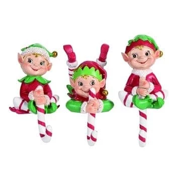 Top 10 π€© The β Christmas Palace 9" HAPPY ELF STOCKING HOLDER SET OF 3 β 1 The Christmas Palace 9" HAPPY ELF STOCKING HOLDER SET OF 3