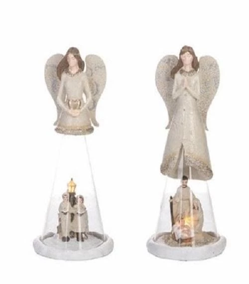 Top 10 π The π Christmas Palace Angels & Toppers 11" LIGHT UP ANGEL SCENE SET OF 2 π€© 1 The Christmas Palace Angels & Toppers 11" LIGHT UP ANGEL SCENE SET OF 2