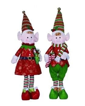 Cheap π The β Christmas Palace 30" BOY & GIRL PLUSH ELF ASSORTED SET OF 2 Elves π 1 The Christmas Palace 30" BOY & GIRL PLUSH ELF ASSORTED SET OF 2 Elves