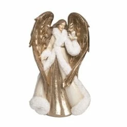The Christmas Palace Angels & Toppers 21" GOLD & WHITE CHRISTMAS ANGEL