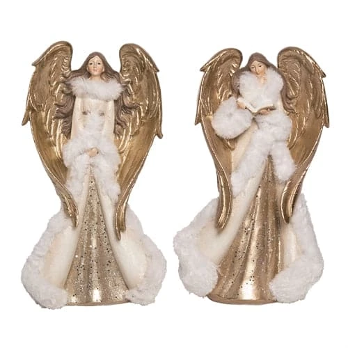 Best reviews of π The π Christmas Palace 12" IVORY & GOLD π Christmas ANGELS ASSORTED SET OF 2 π₯° 1 The Christmas Palace 12" IVORY & GOLD CHRISTMAS ANGELS ASSORTED SET OF 2