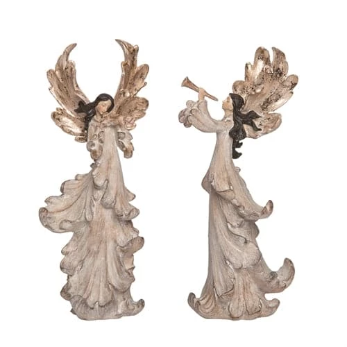Outlet π₯ The π Christmas Palace 14" MAGESTIC ANGELS ASSORTED SET OF 2 Angels & Toppers 𧨠1 The Christmas Palace 14" MAGESTIC ANGELS ASSORTED SET OF 2 Angels & Toppers