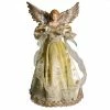 The Christmas Palace 16'' PLATINUM ANGEL TREE TOPPER WITH 10 LIGHTS Angels & Toppers