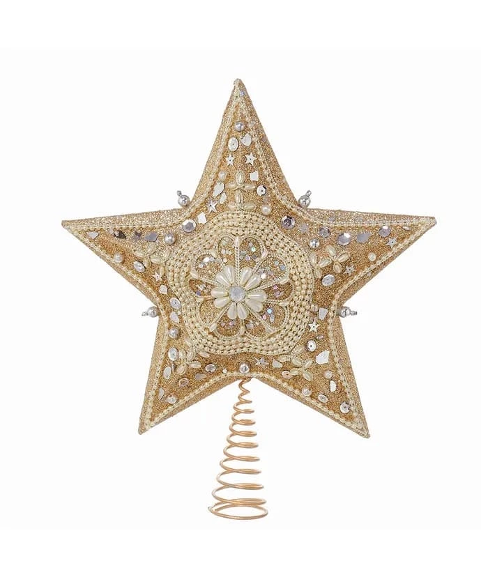 New π The π Christmas Palace Angels & Toppers 13" GOLD JEWEL STAR TREE TOPPER β 1 The Christmas Palace Angels & Toppers 13" GOLD JEWEL STAR TREE TOPPER