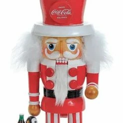 The Christmas Palace 15" COCA-COLA POLAR BEAR HAT HOLLYWOOD NUTCRACKER Nutcrackers