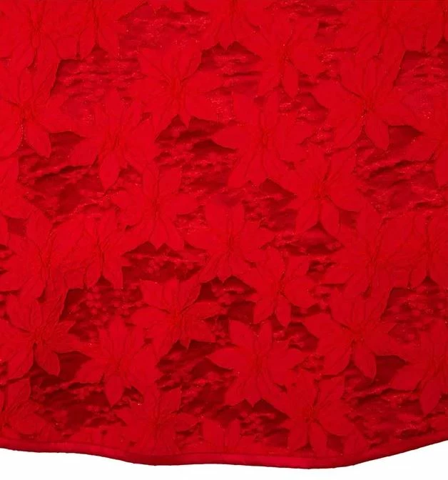 Top 10 π The β Christmas Palace 54" RED POINSETTIA TREE π SKIRT 𧨠2 The Christmas Palace 54" RED POINSETTIA TREE SKIRT