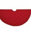 The Christmas Palace 54" RED POINSETTIA TREE SKIRT